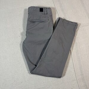 Vuori Pants Mens 32x30 Gray Chino Slim Straight Taper Commuter Stretch Preppy